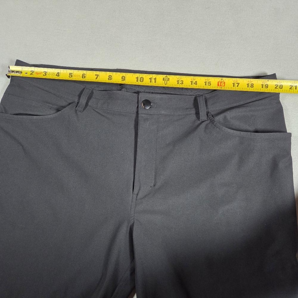 Lululemon Men's ABC Warpstreme Black Pants Size 40x36 - Picture 6 of 12